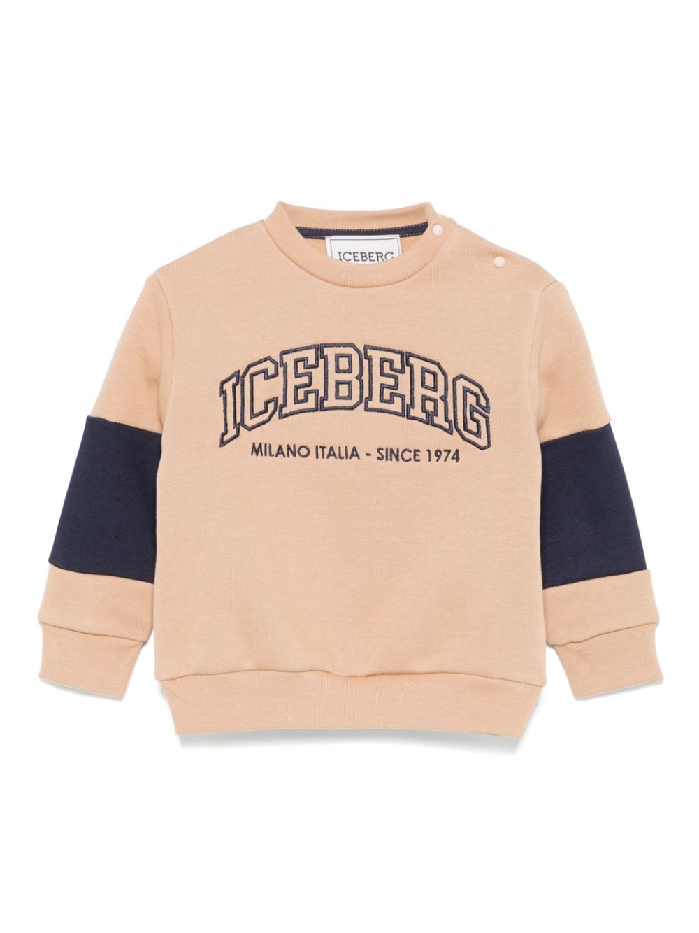 Iceberg Kids logo-embroidered sweatshirt - Brown von Iceberg Kids