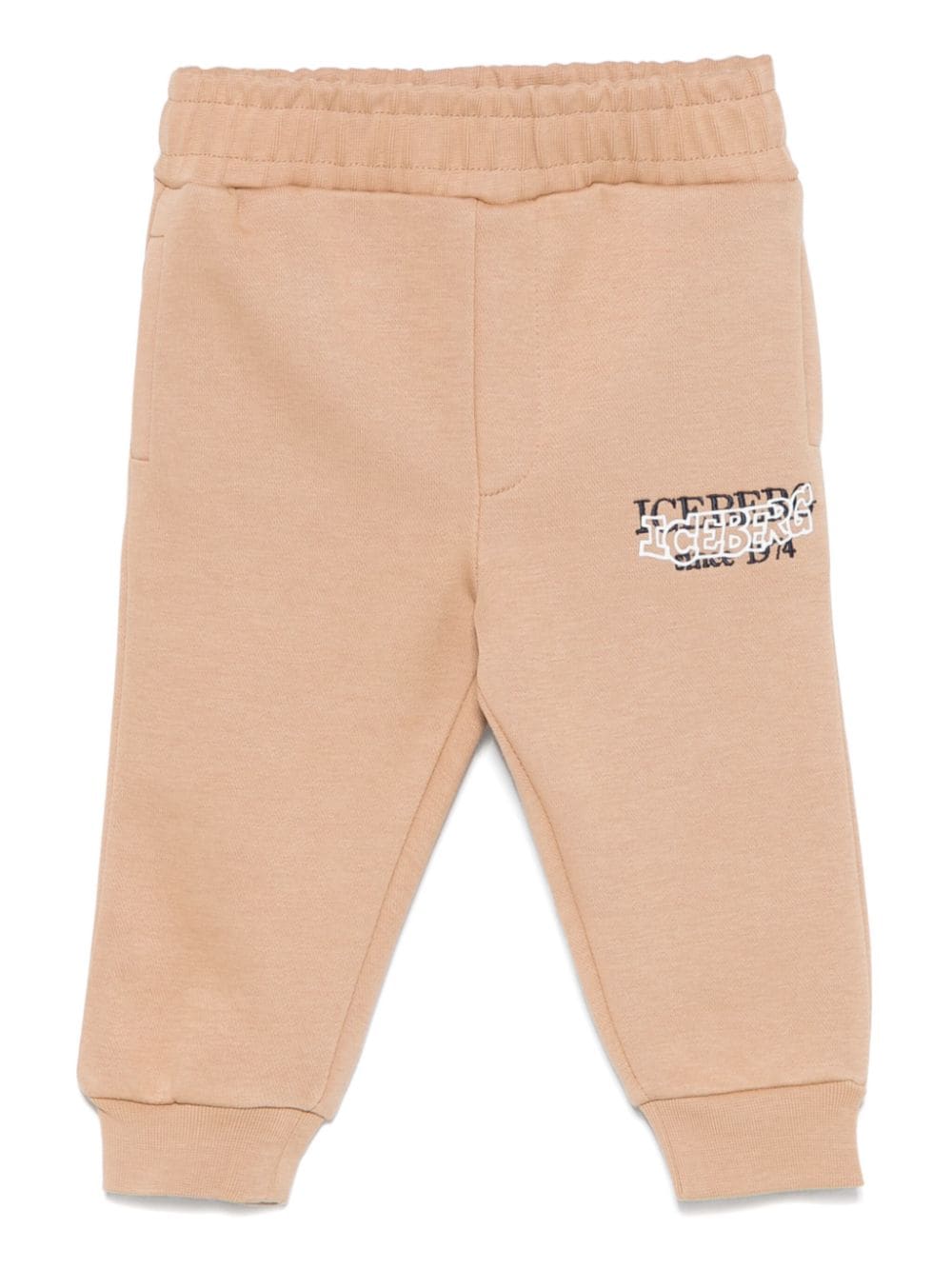 Iceberg Kids logo-embroidered track pants - Brown von Iceberg Kids