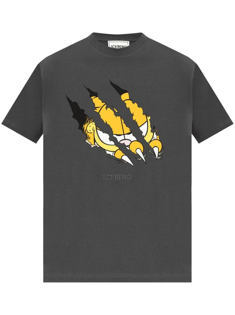 Iceberg Garfield print T-shirt - Grey von Iceberg