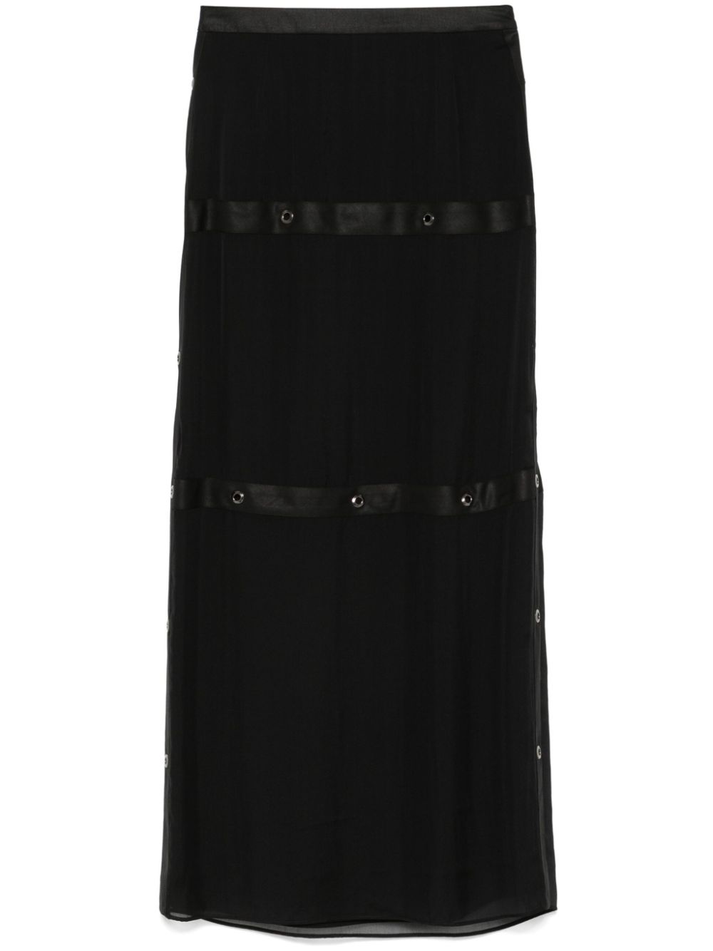 Iceberg eyelet-embellished maxi dress - Black von Iceberg