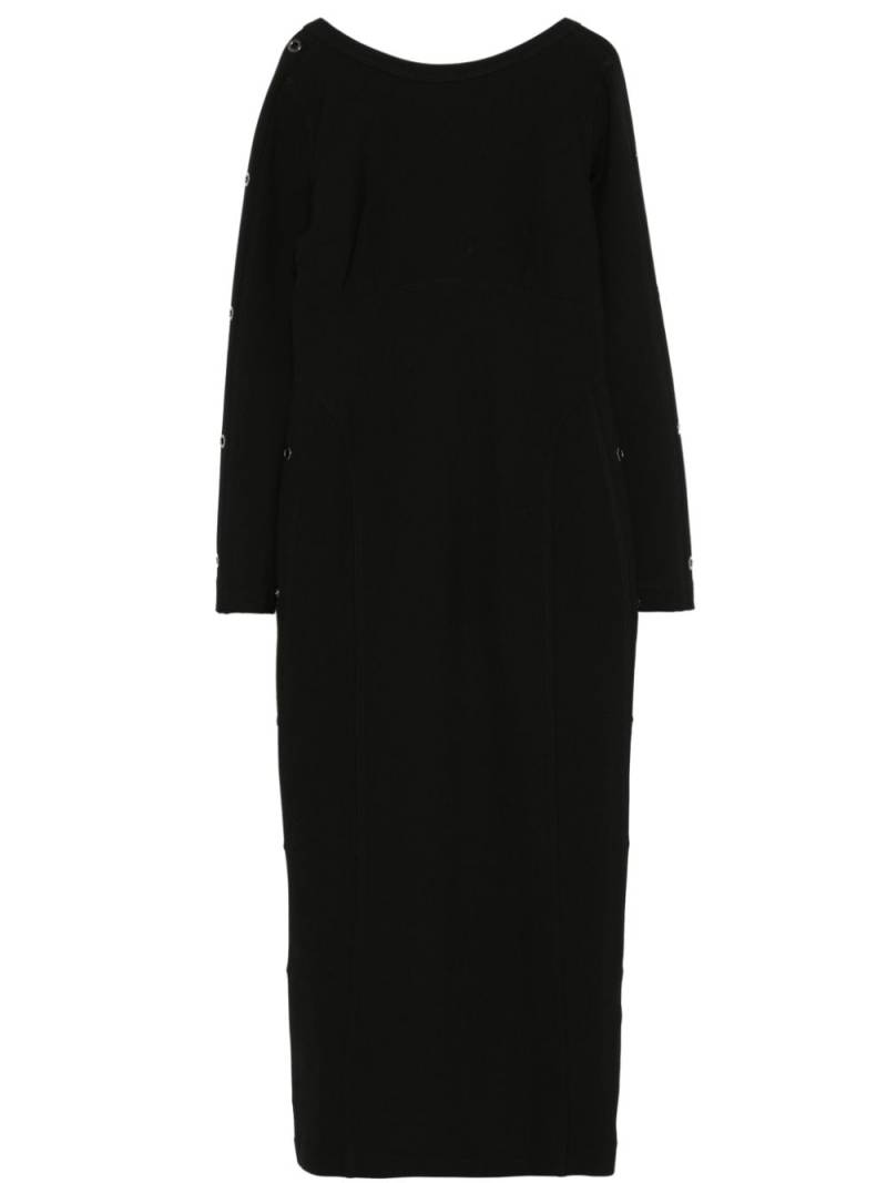 Iceberg eyelet-embellished midi dress - Black von Iceberg