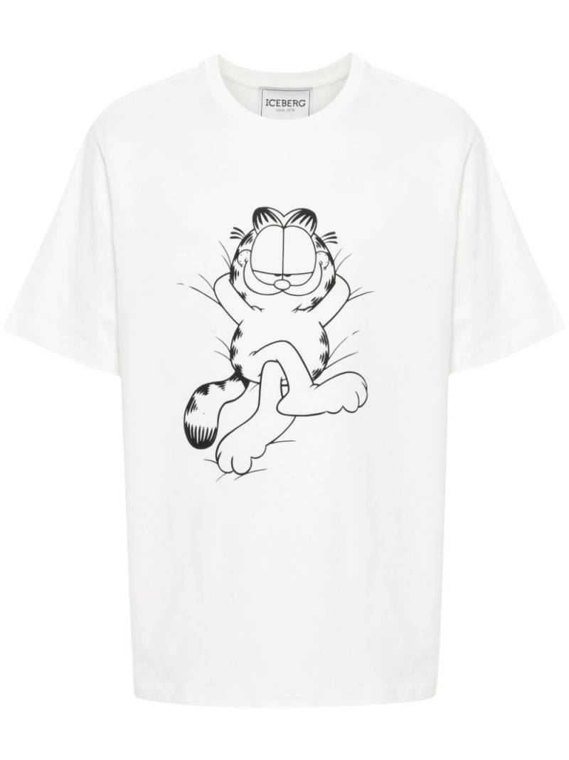 Iceberg garfield-print T-shirt - White von Iceberg