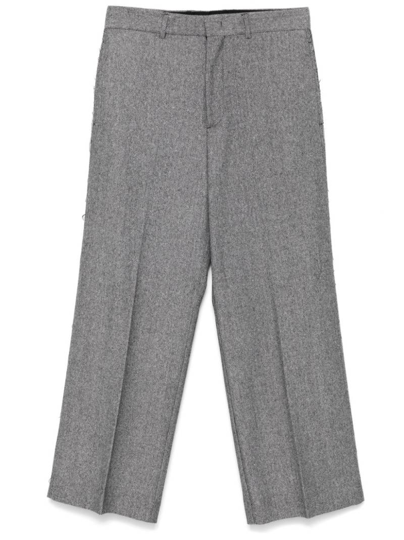 Iceberg herringbone trousers - Black von Iceberg