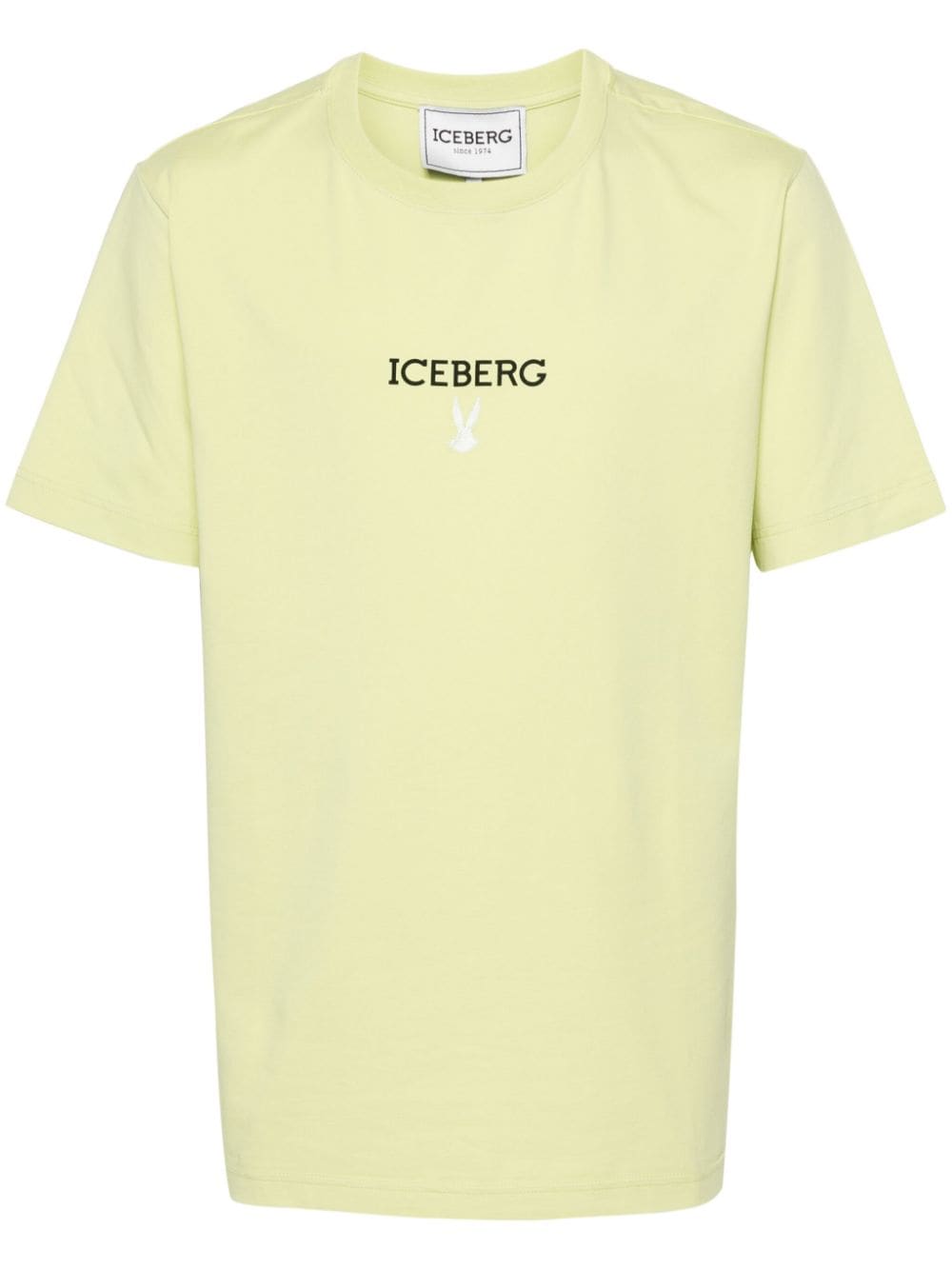 Iceberg logo-print cotton T-shirt - Green von Iceberg