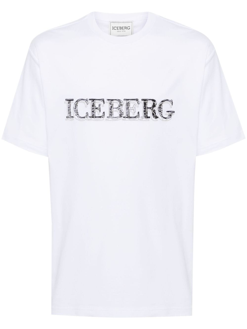 Iceberg logo-print cotton T-shirt - White von Iceberg