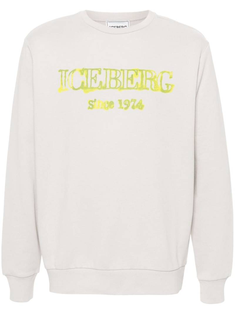 Iceberg logo-print sweatshirt - Grey von Iceberg