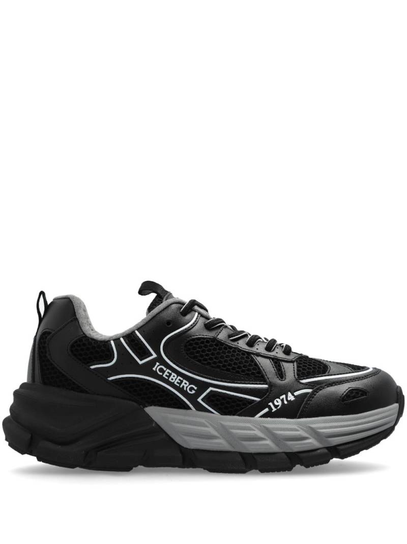 Iceberg logo sneakers - Black von Iceberg