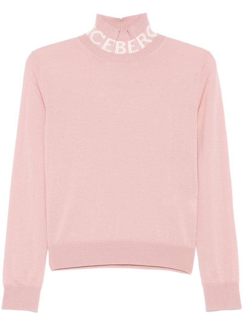 Iceberg mock-neck sweater - Pink von Iceberg