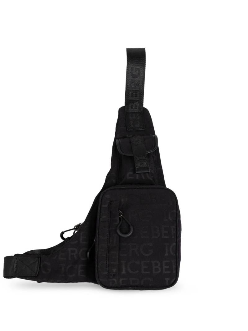 Iceberg one-shoulder backpack - Black von Iceberg