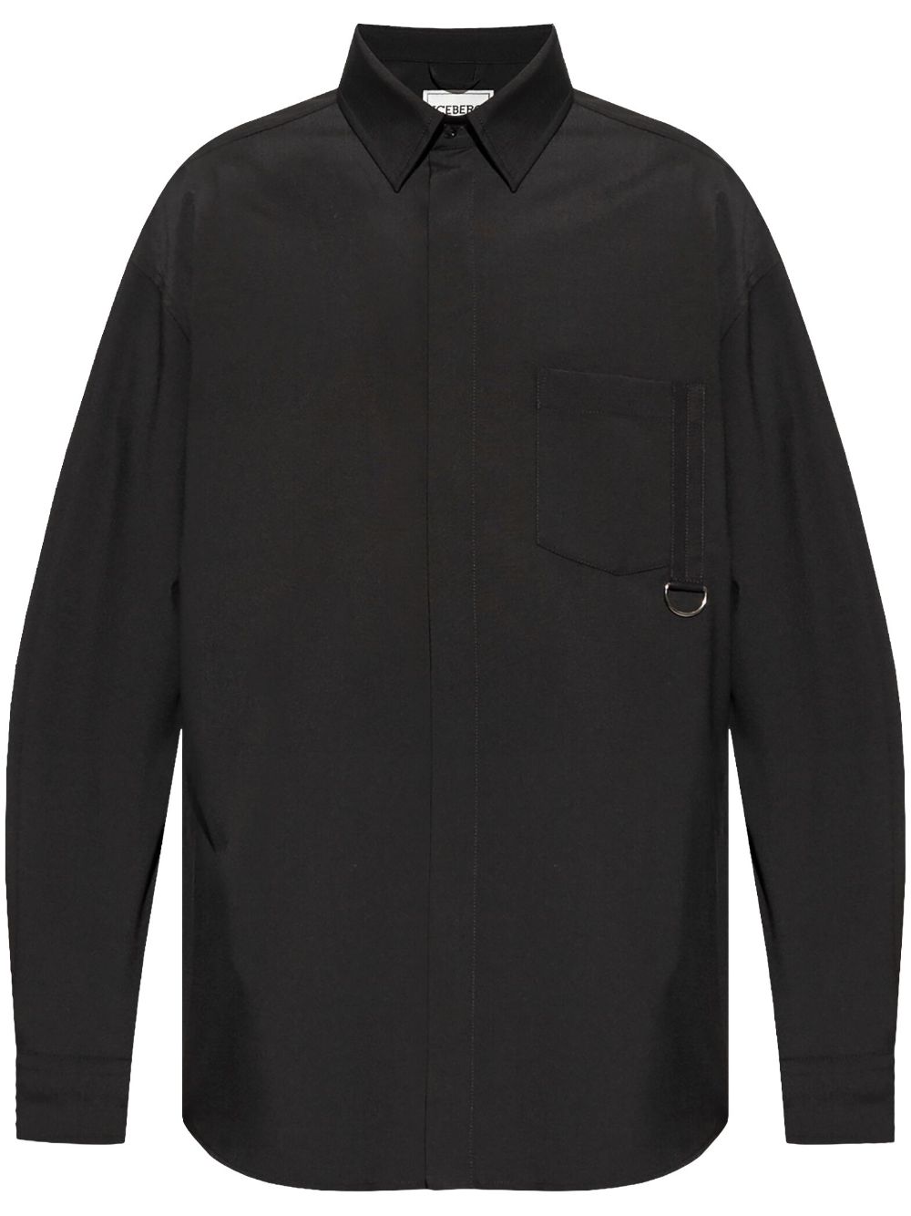 Iceberg patch-pocket shirt - Black von Iceberg