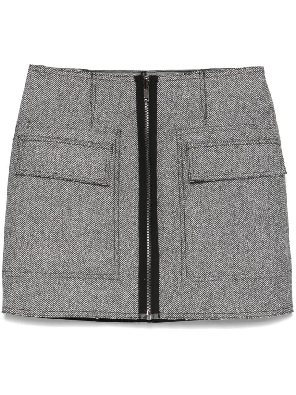 Iceberg reversible mini skirt - Black von Iceberg