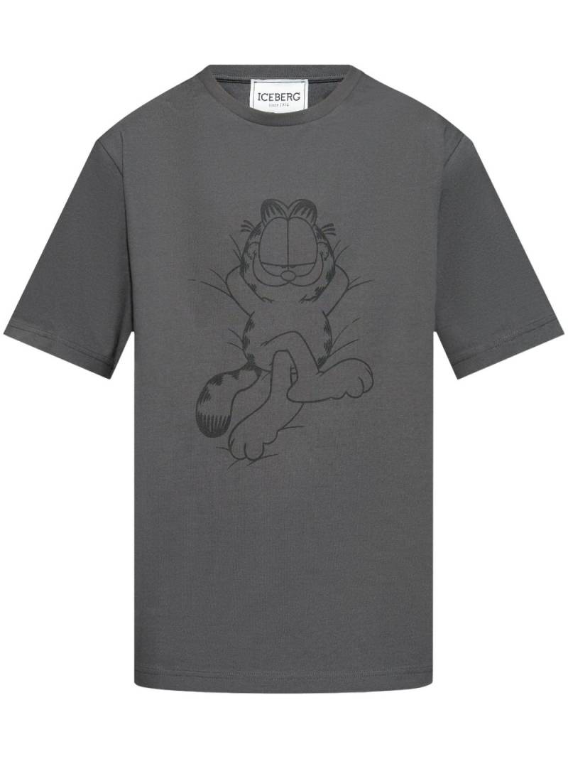 Iceberg x Garfield cotton t-shirt - Grey von Iceberg