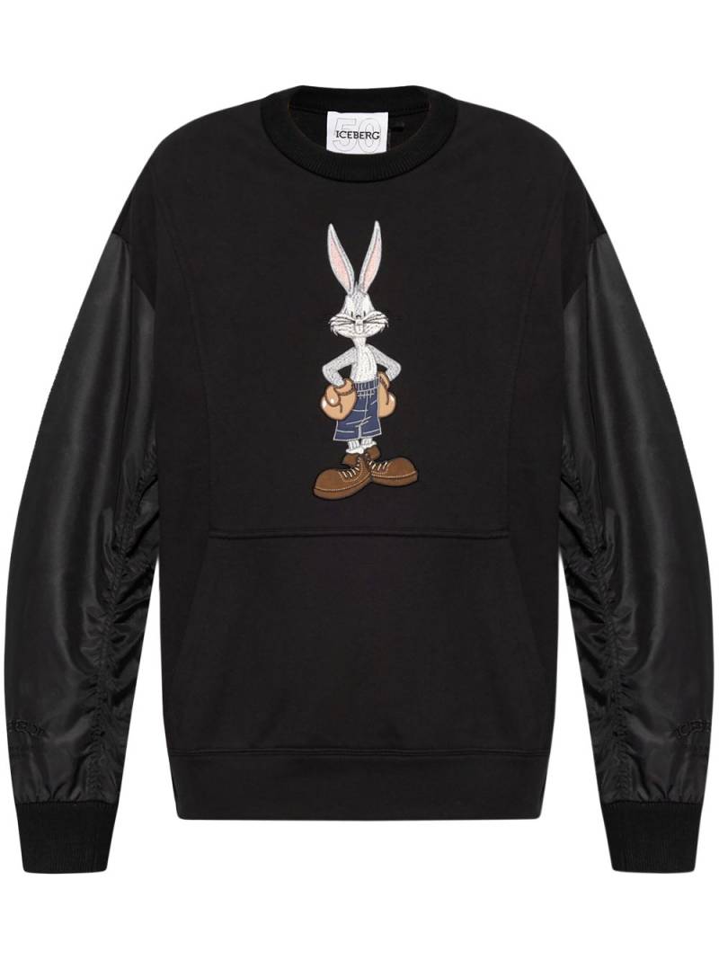 Iceberg x Looney Tunes sweatshirt - Black von Iceberg