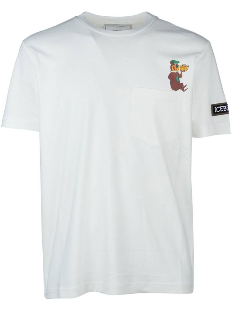 Iceberg x Yogi Bear printed T-shirt - White von Iceberg