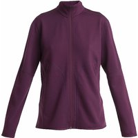 ICEBREAKER Damen Fleecejacke Merino 560 RealFleece™ Elemental II dunkelrot | L von Icebreaker