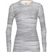 ICEBREAKER Damen Funktionsshirt Merino 200 Oasis Ski Stripes hellgrau | L von Icebreaker