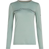 ICEBREAKER Damen Funktionsshirt Mountain Pulse 200 hellgrün | L von Icebreaker