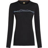 ICEBREAKER Damen Funktionsshirt Mountain Pulse 200 schwarz | L von Icebreaker