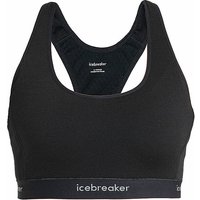 ICEBREAKER Damen Sport-BH Racerback Merino 125 Low Support schwarz | XS von Icebreaker