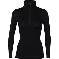 ICEBREAKER Damen Unterziehshirt 260 Tech Halfzip schwarz | L von Icebreaker