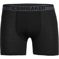 ICEBREAKER Herren Boxershort Merino Anatomica schwarz | L von Icebreaker