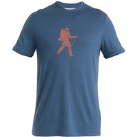 ICEBREAKER Herren Funktionsshirt Merino 150 Tech Lite III  Hike blau | L von Icebreaker