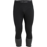 ICEBREAKER Herren Tight 200 ZoneKnit™ Merino 3/4 schwarz | L von Icebreaker