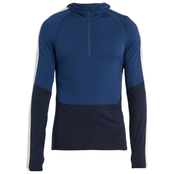 Icebreaker - 200 Sonebula L/S Half Zip Hood - Merinounterwäsche Gr M;S orange von Icebreaker