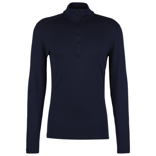 Icebreaker - 260 Tech L/S Half Zip - Merinounterwäsche Gr L blau von Icebreaker