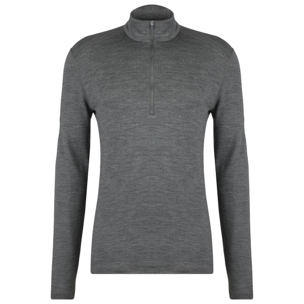 Icebreaker - 260 Tech L/S Half Zip - Merinounterwäsche Gr L grau von Icebreaker