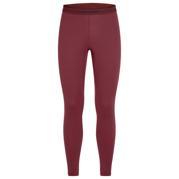 Icebreaker - 260 Tech Leggings - Lange Unterhose Gr XXL rot von Icebreaker