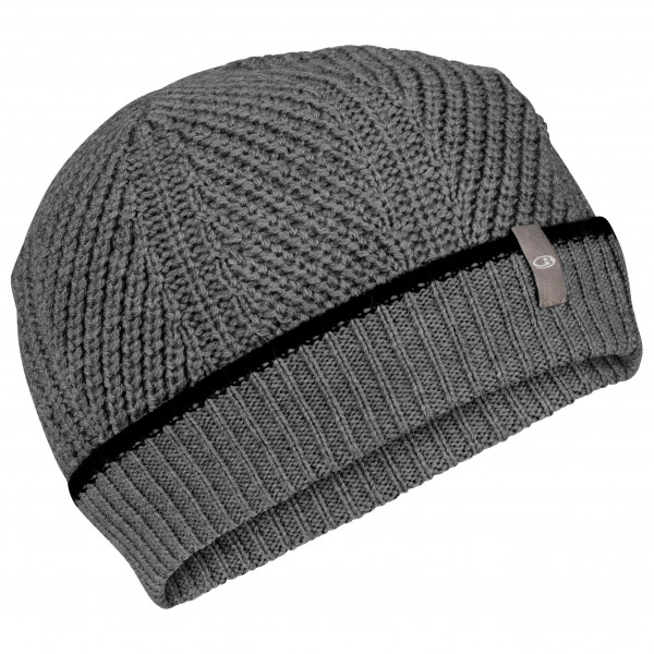 Icebreaker - Adult Waypoint Beanie - Mütze Gr One Size grau von Icebreaker