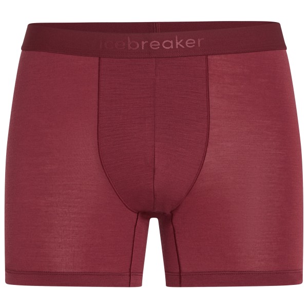 Icebreaker - Anatomica Boxers - Merinounterwäsche Gr L rot von Icebreaker