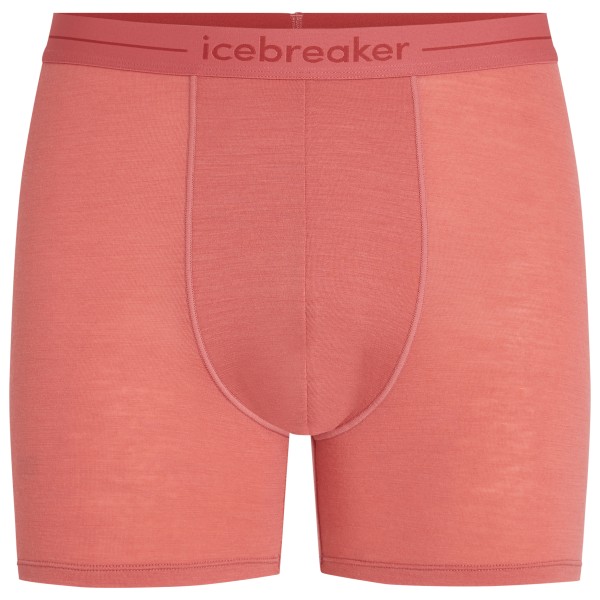 Icebreaker - Anatomica Boxers - Merinounterwäsche Gr L rot von Icebreaker