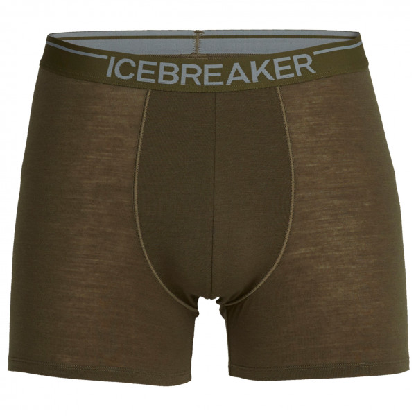 Icebreaker - Anatomica Boxers - Merinounterwäsche Gr S braun von Icebreaker