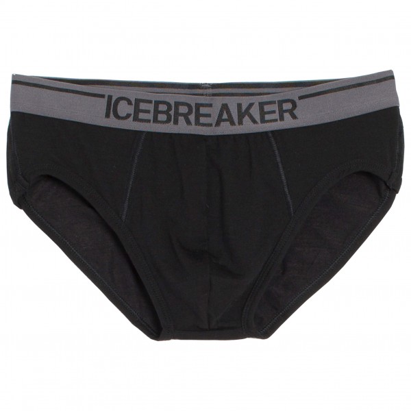 Icebreaker - Anatomica Briefs - Merinounterwäsche Gr L schwarz von Icebreaker