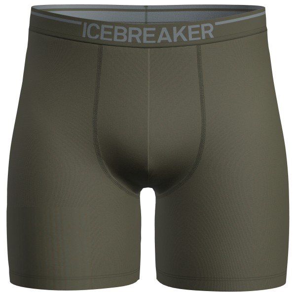 Icebreaker - Anatomica Long Boxers - Merinounterwäsche Gr L;M;S;XL;XXL blau;oliv;schwarz von Icebreaker