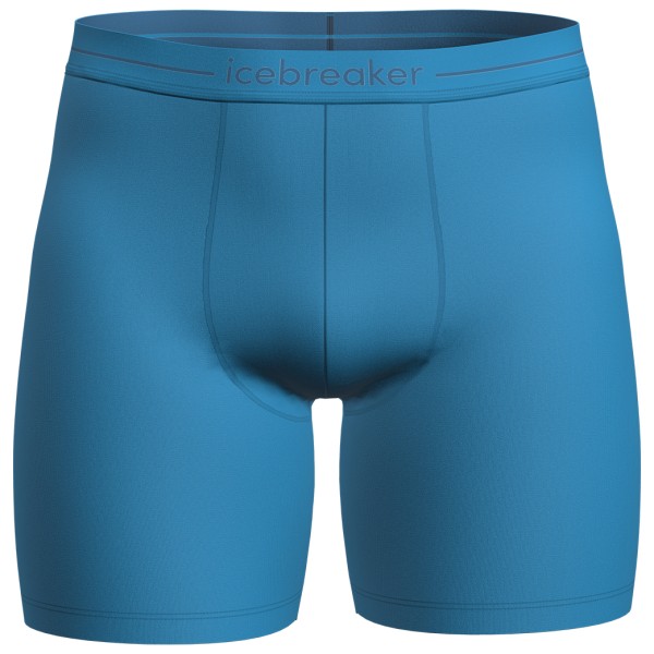 Icebreaker - Anatomica Long Boxers - Merinounterwäsche Gr S blau von Icebreaker