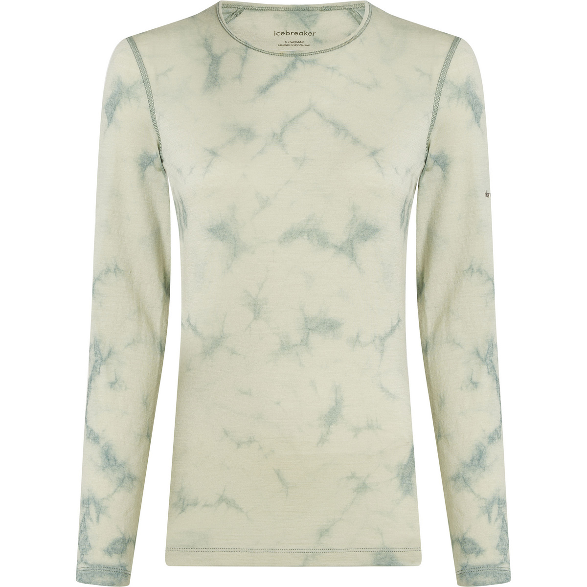 Icebreaker Damen 200 Oasis Crewe Cloud Dye Longsleeve von Icebreaker