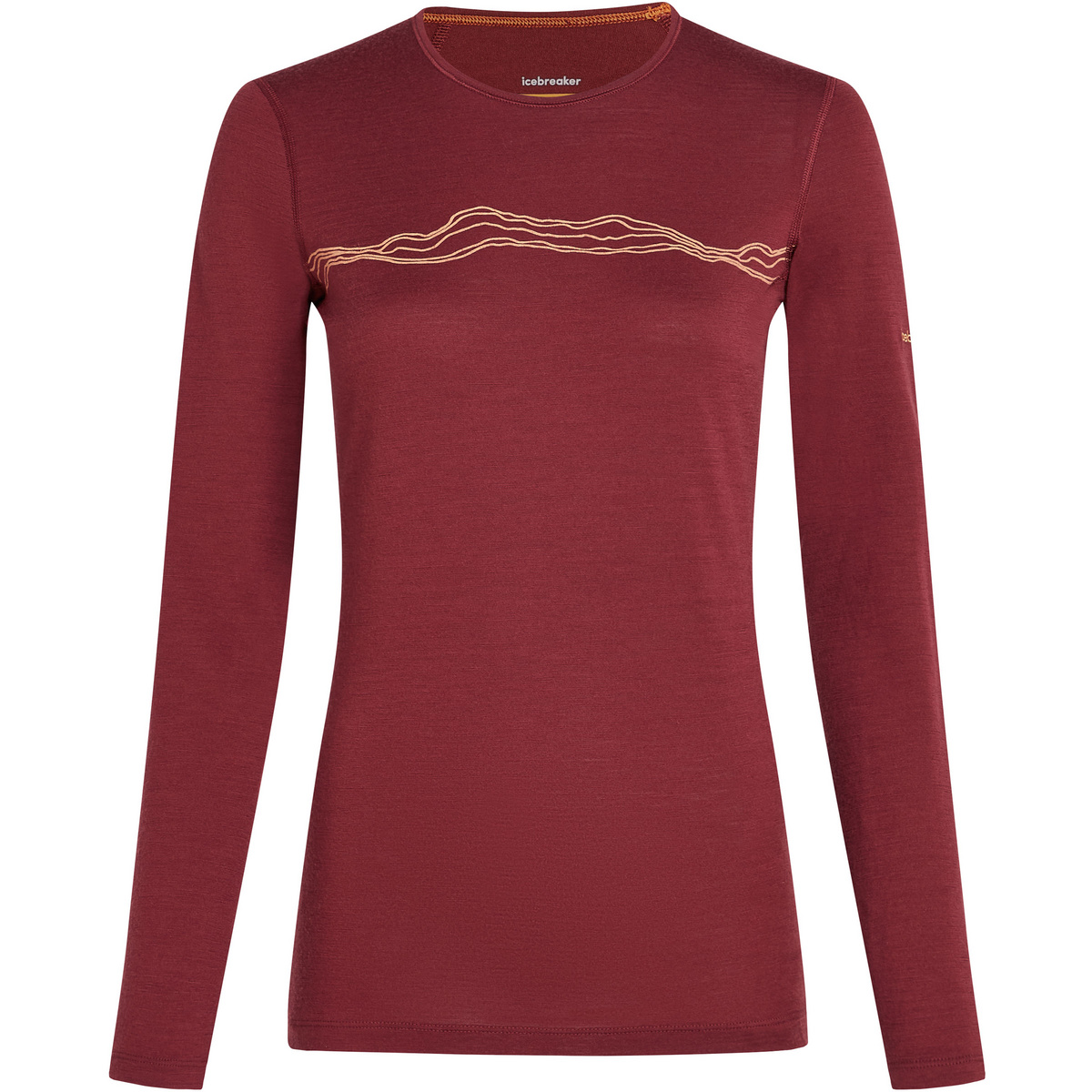 Icebreaker Damen 200 Oasis Crewe Mountain Pulse Longsleeve von Icebreaker