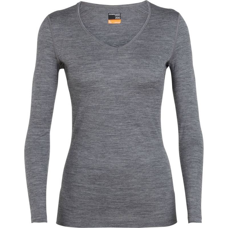 Icebreaker Damen 200 Oasis V Longsleeve von Icebreaker