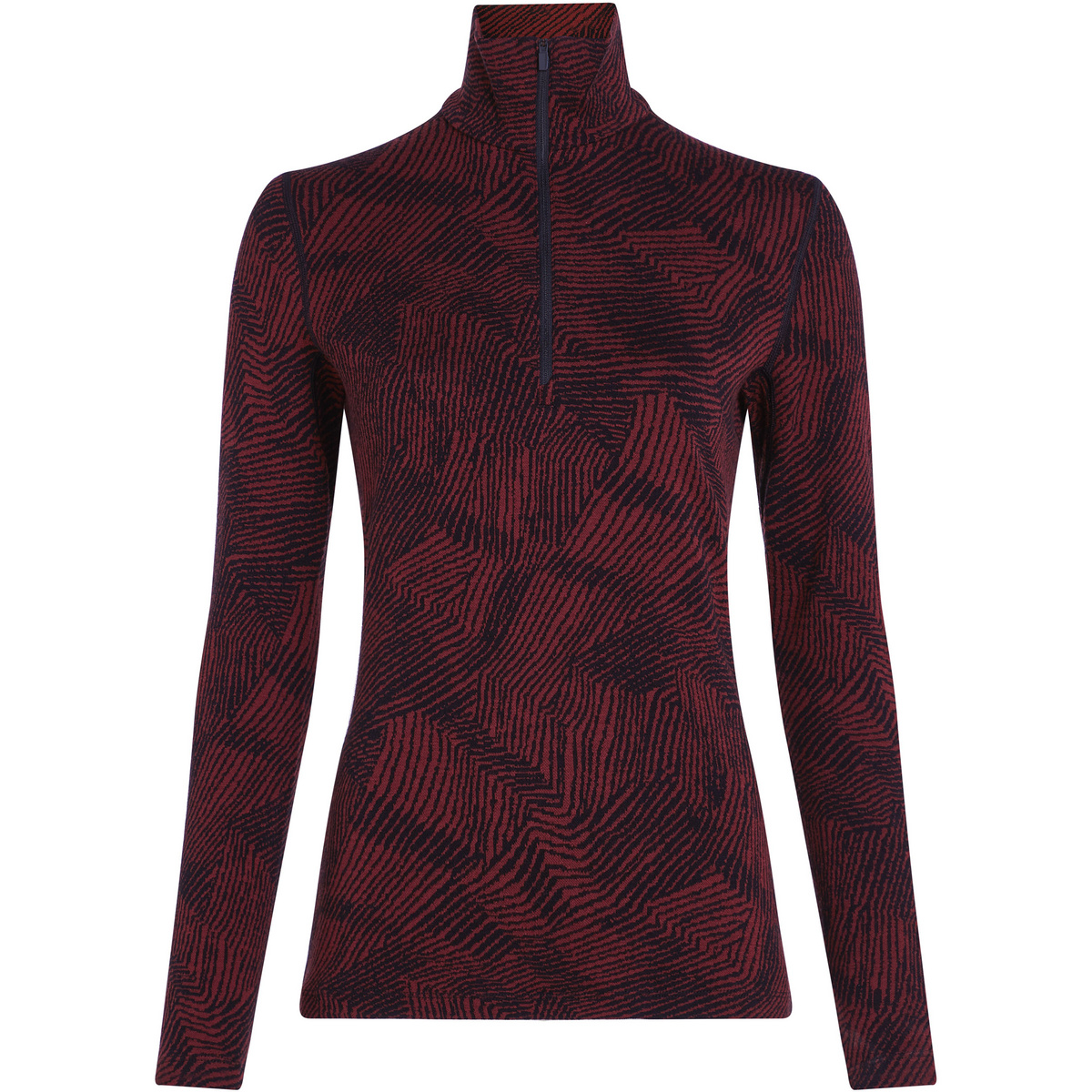 Icebreaker Damen 260 Vertex Frozen Forms Half Zip Longsleeve Icebreaker Damen 260 Vertex Frozen Forms Half Zip Longsleeve von Icebreaker