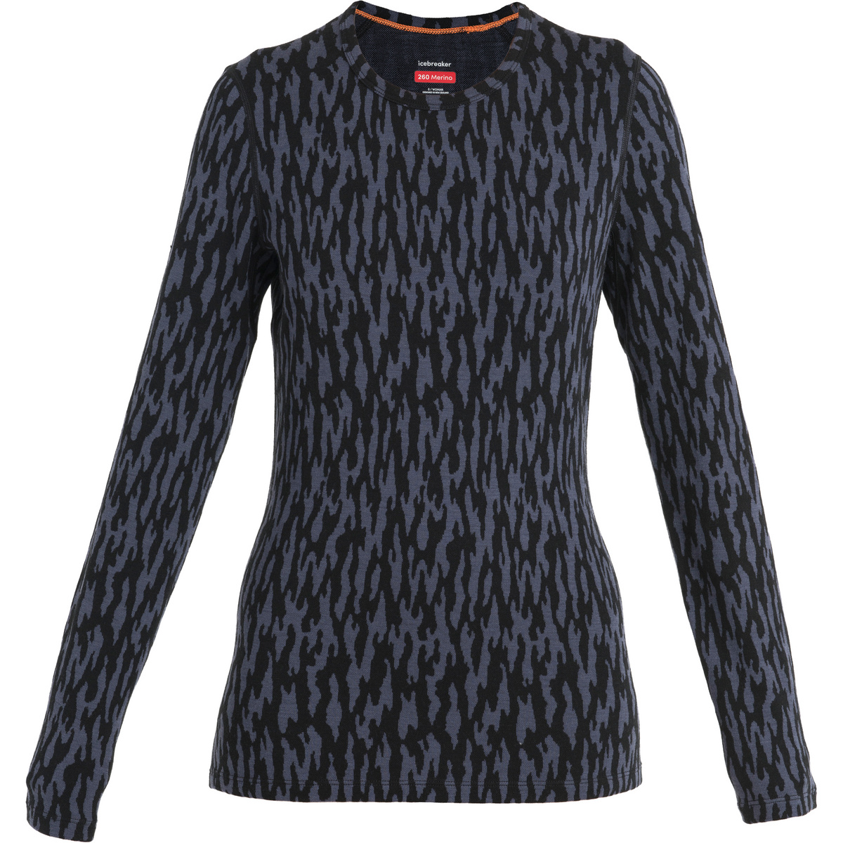 Icebreaker Damen 260 Vertex Glacial Camo Longsleeve Icebreaker Damen 260 Vertex Glacial Camo Longsleeve von Icebreaker