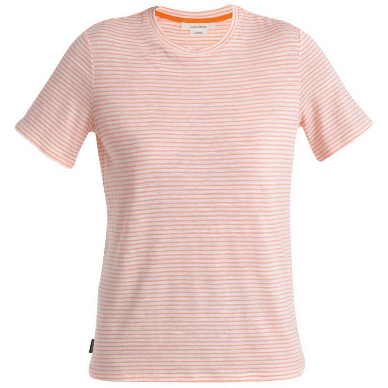 Icebreaker Damen Linen Stripe T-Shirt von Icebreaker