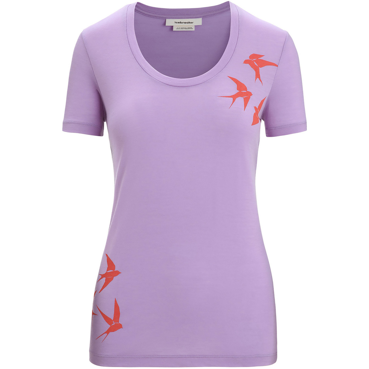 Icebreaker Damen Tech Lite II Scoop Shapes T-Shirt von Icebreaker