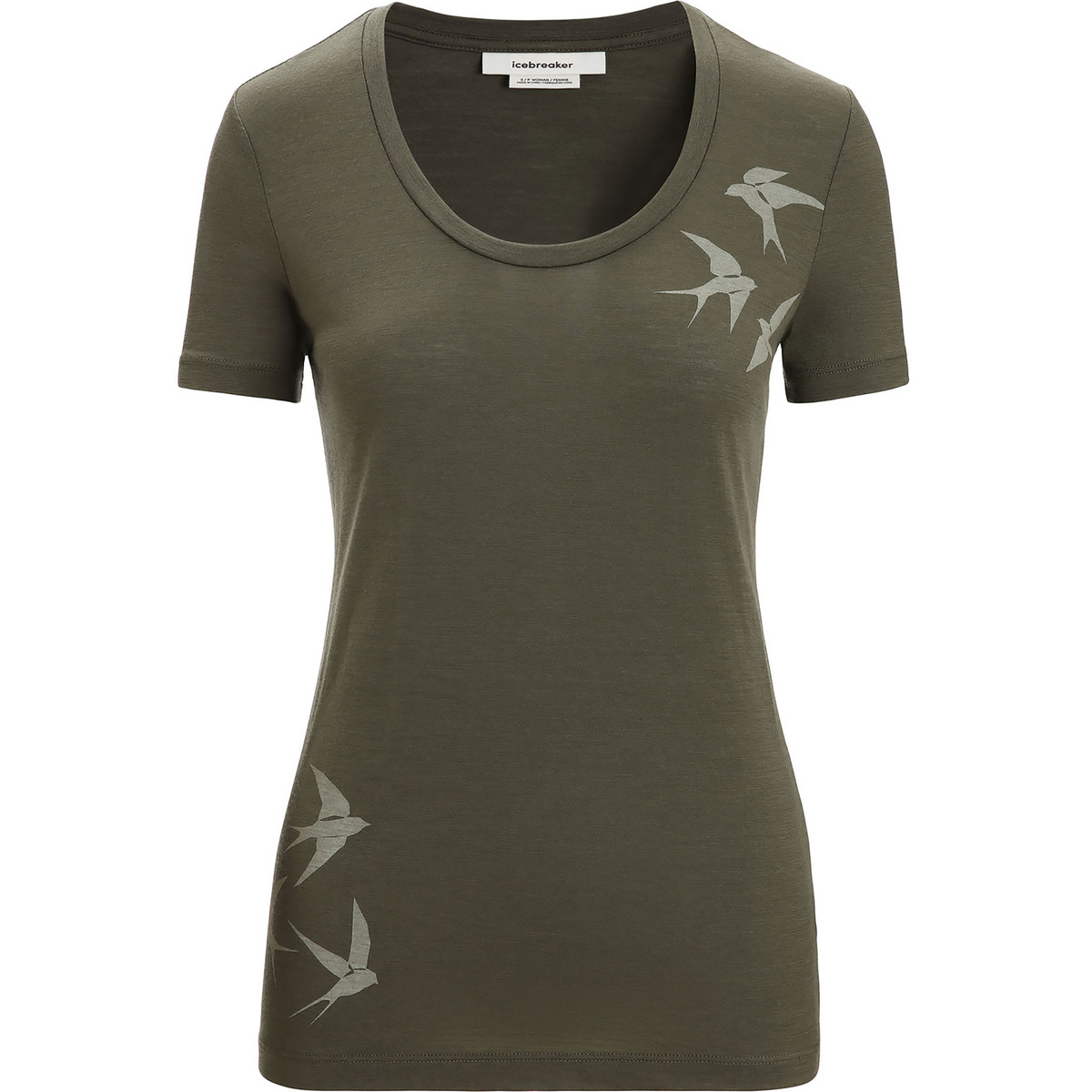 Icebreaker Damen Tech Lite II Scoop Shapes T-Shirt von Icebreaker