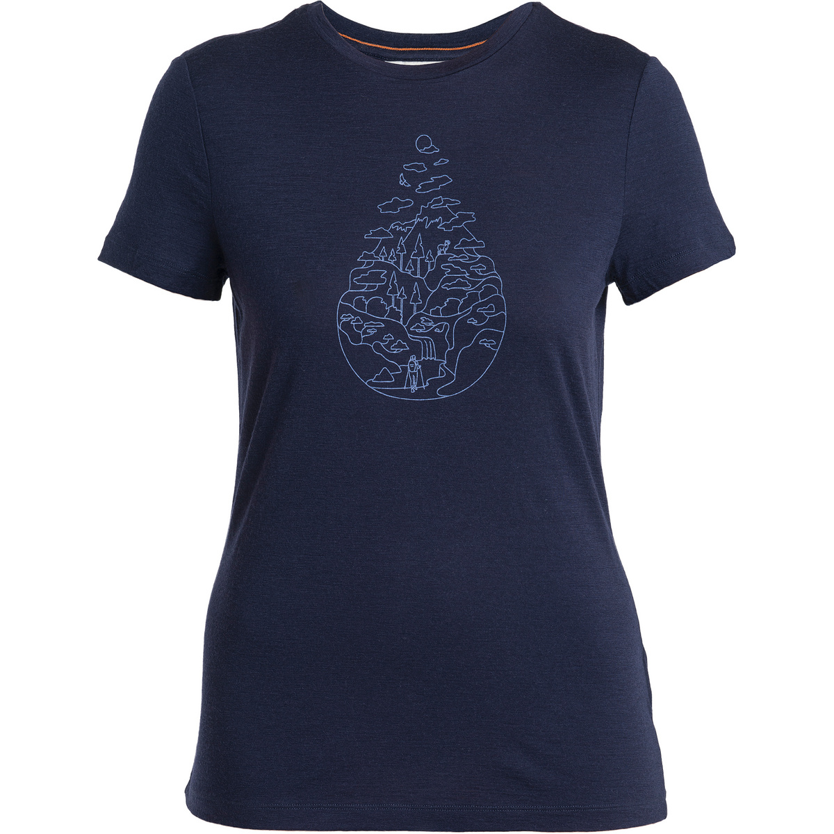 Icebreaker Damen Tech Lite III Hike Path T-Shirt Icebreaker Damen Tech Lite III Hike Path T-Shirt von Icebreaker