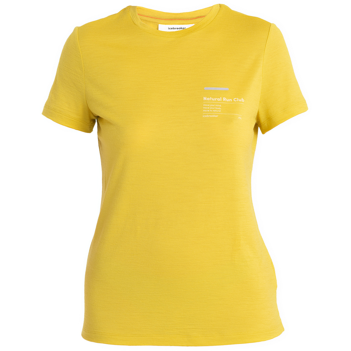 Icebreaker Damen Tech Lite III Natural Run Club 2.0 T-Shirt von Icebreaker