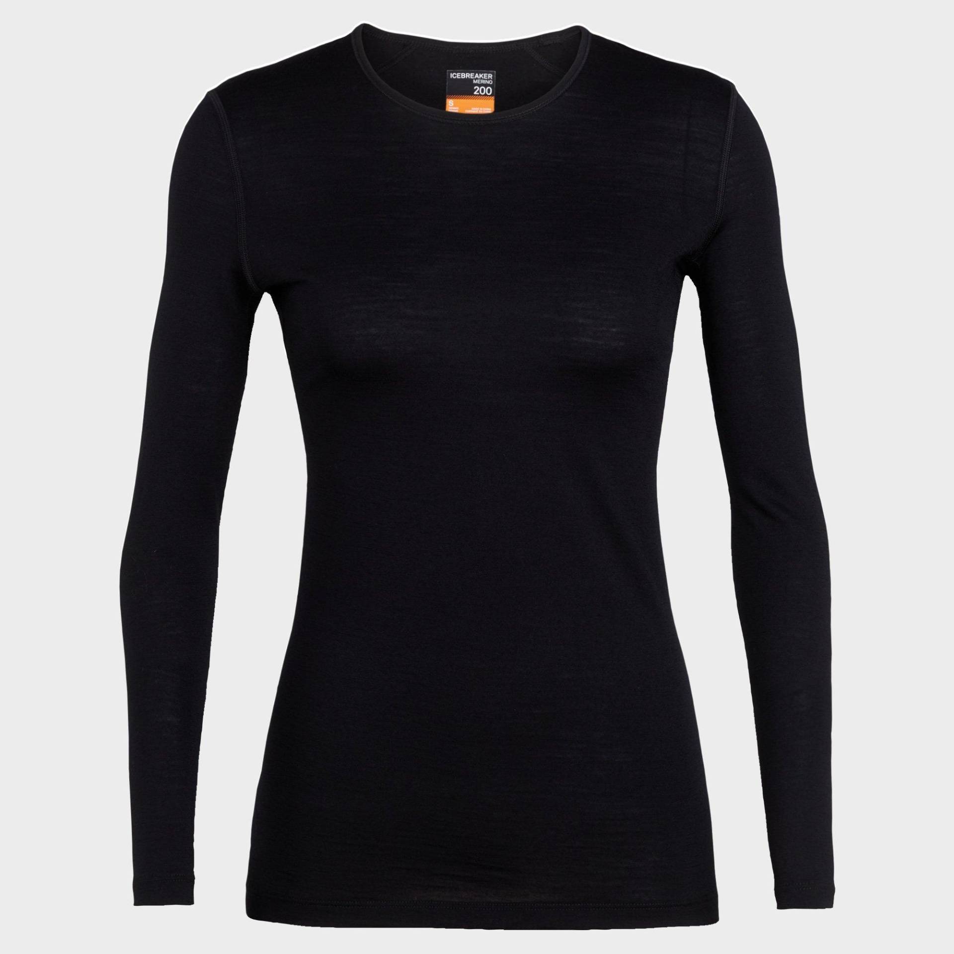 Thermoshirt, Langarm Damen Black M von Icebreaker