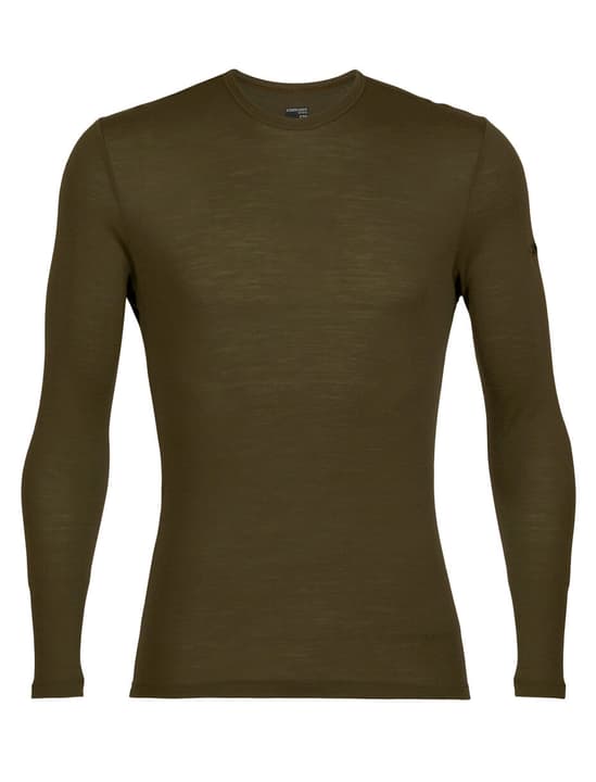 Icebreaker Merino Everyday Crewe 175 Langarmshirt olive von Icebreaker